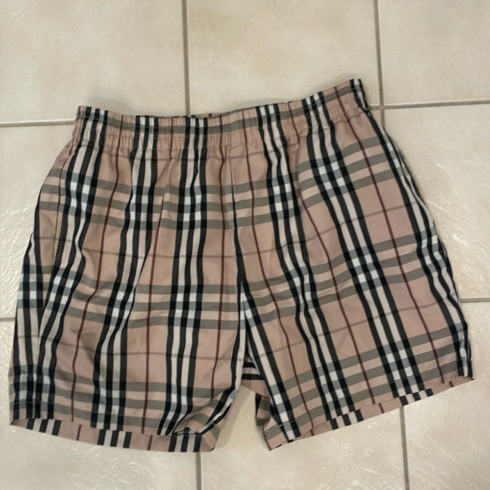 Authentic Burberry men's swim shorts size M